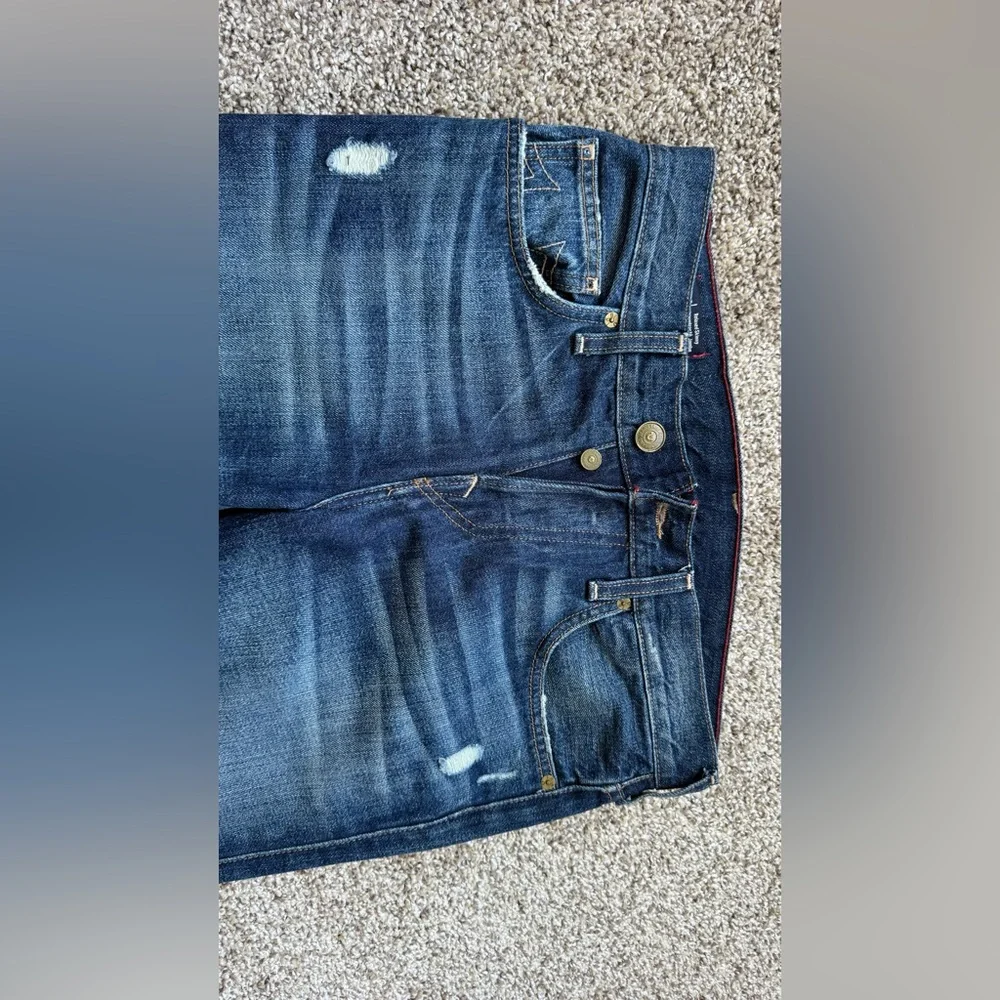 True Religion Dark Blue Slim Straight Jeans